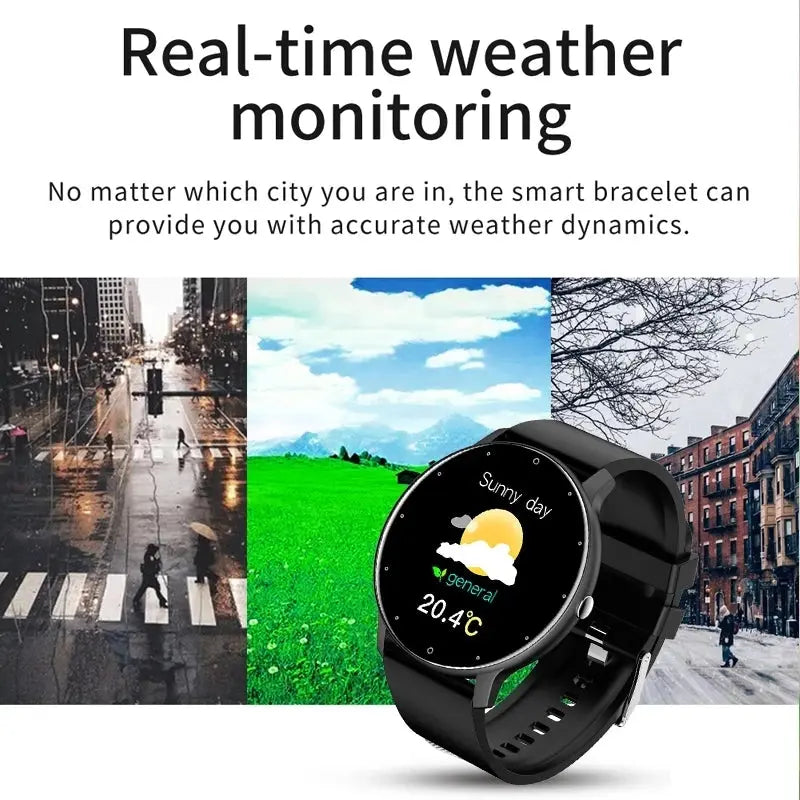 LIGE 2025 Smart Watch Women Men Lady Gift Sport Fitness Watches Heart Rate Monitor Waterproof Smartwatch For Xiaomi Android IOS Humana Conditio LLC