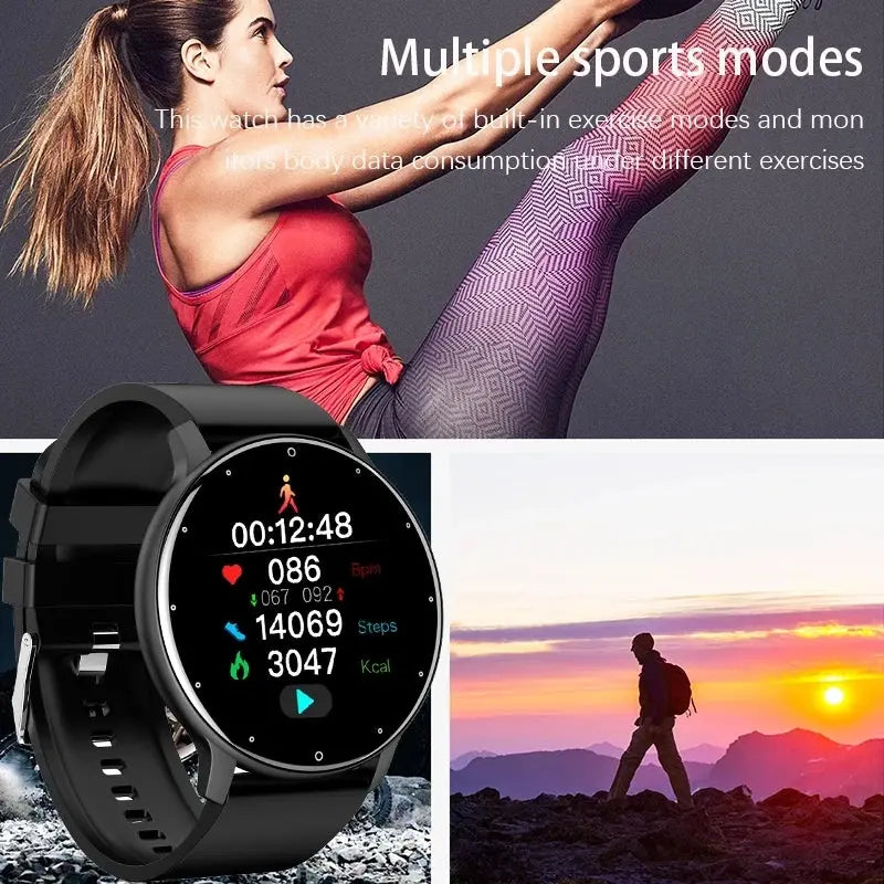 LIGE 2025 Smart Watch Women Men Lady Gift Sport Fitness Watches Heart Rate Monitor Waterproof Smartwatch For Xiaomi Android IOS Humana Conditio LLC