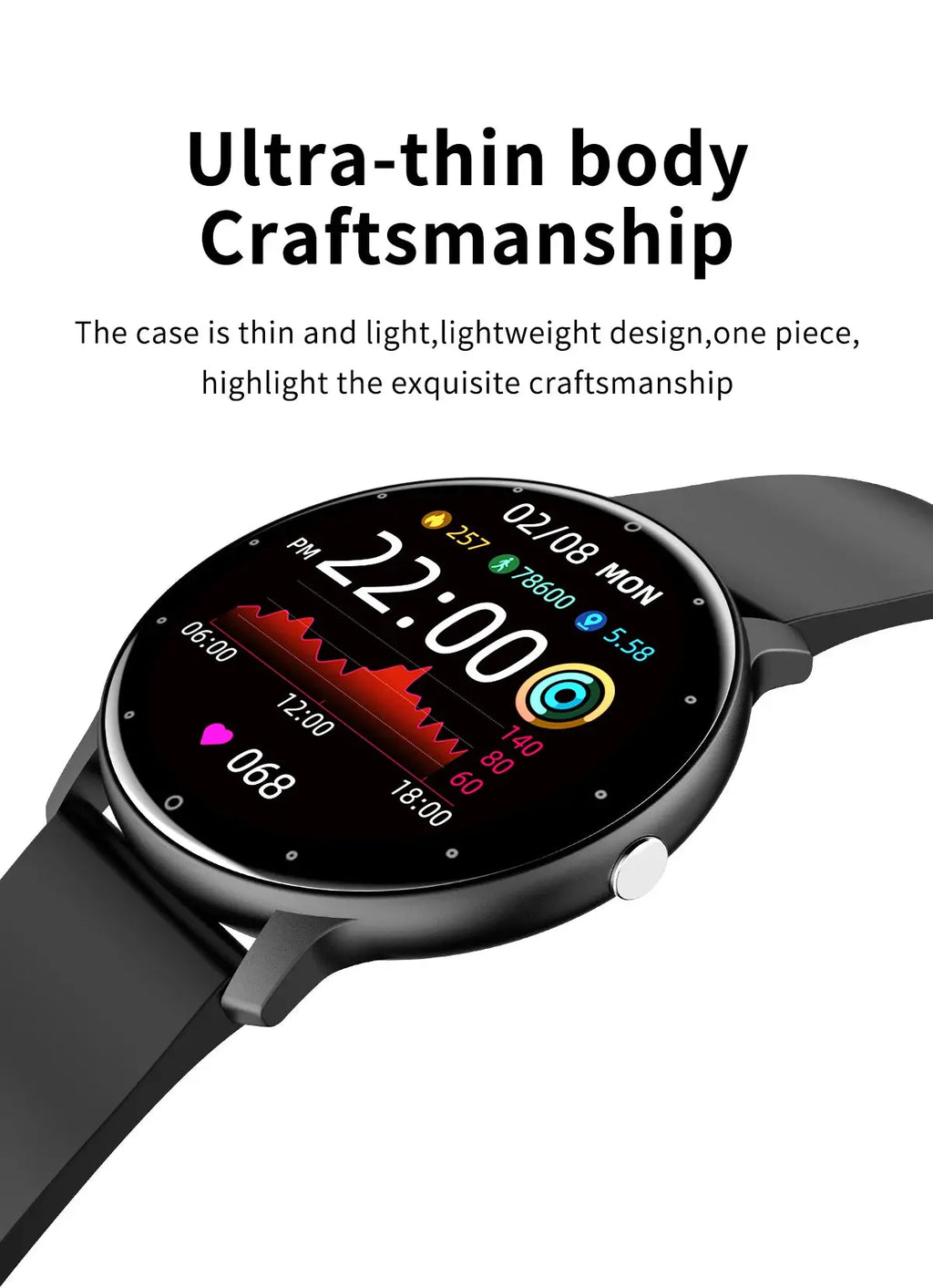 LIGE 2025 Smart Watch Women Men Lady Gift Sport Fitness Watches Heart Rate Monitor Waterproof Smartwatch For Xiaomi Android IOS Humana Conditio LLC