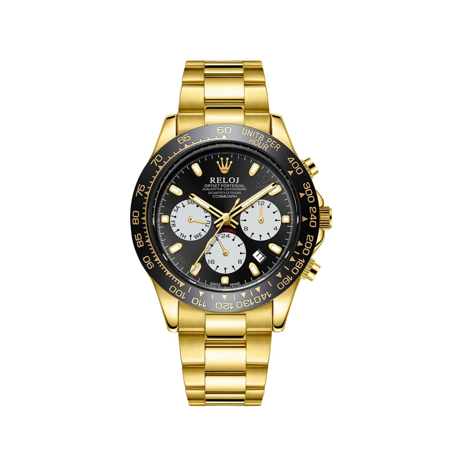 Meteorite Di Series High-End Business Men's Watch, Fully Automatic Mechanical Watch, Skeleton Design, Stainless Steel Strap, Multi-Functional Calendar, Fashionable, Casual, Versatile and Handsome Men's Watch, the Best Gift fo Humana Conditio LLC