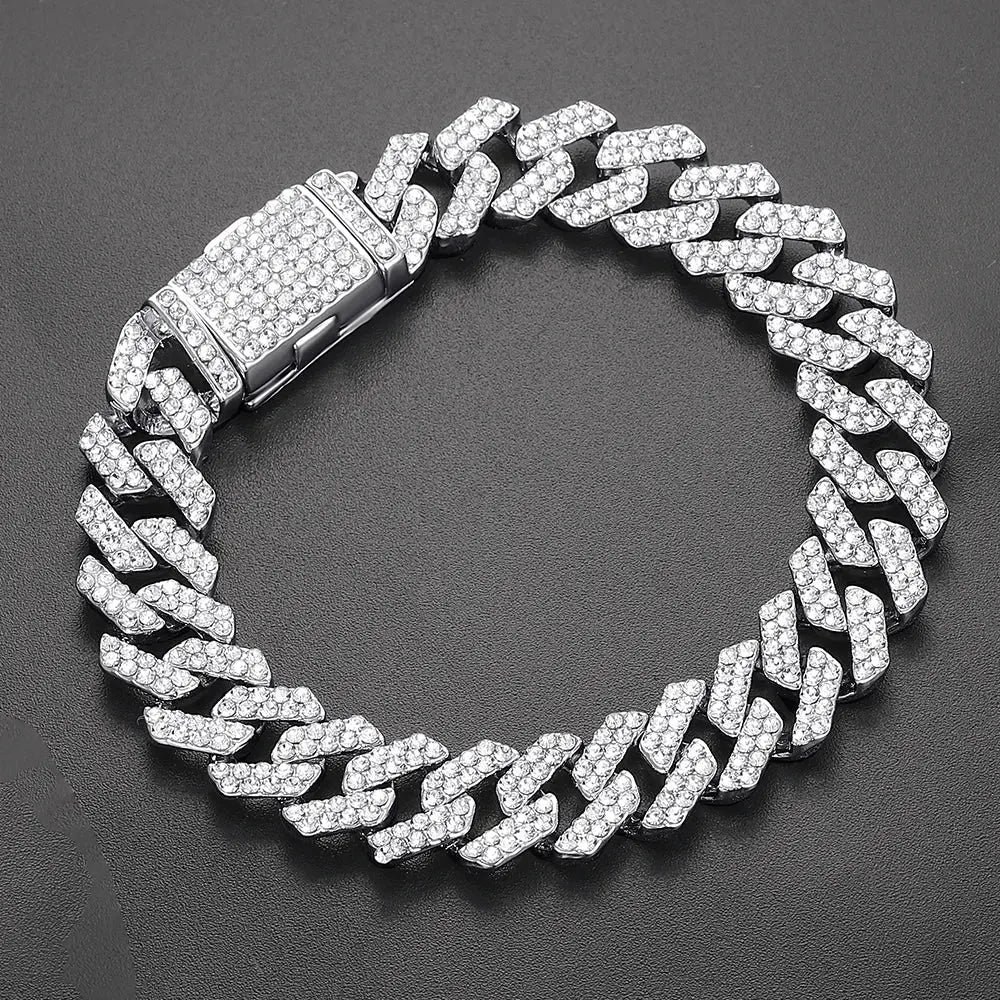 Luxury Moissanite Iced Out Watches Hip Hop Bust Down Unisex Diamond Watch, Stainless Steel Moissanite Studded Wrist Watch Humana Conditio LLC