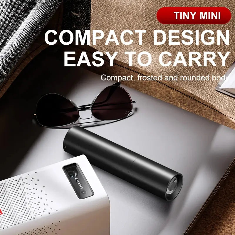 Mini Flashlight USB Rechargeable Aluminum Alloy Flashlight Super Bright LED Bead Adjustable Focus Long-range Portable Flashlight Humana Conditio LLC