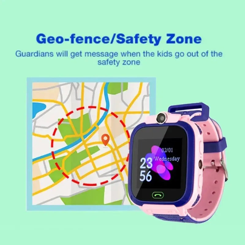 Smart Watch For Kids - Location, Camera, Video, Music, Games, Alarm, Calculator Humana Conditio LLC