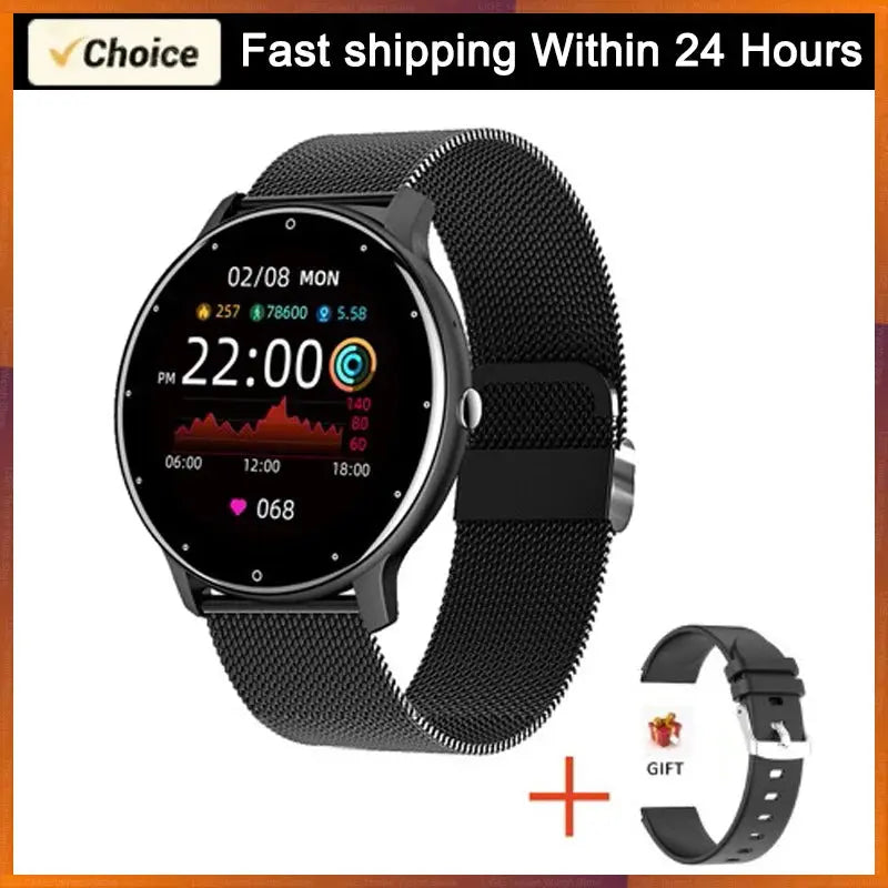 LIGE 2025 Smart Watch Women Men Lady Gift Sport Fitness Watches Heart Rate Monitor Waterproof Smartwatch For Xiaomi Android IOS Humana Conditio LLC
