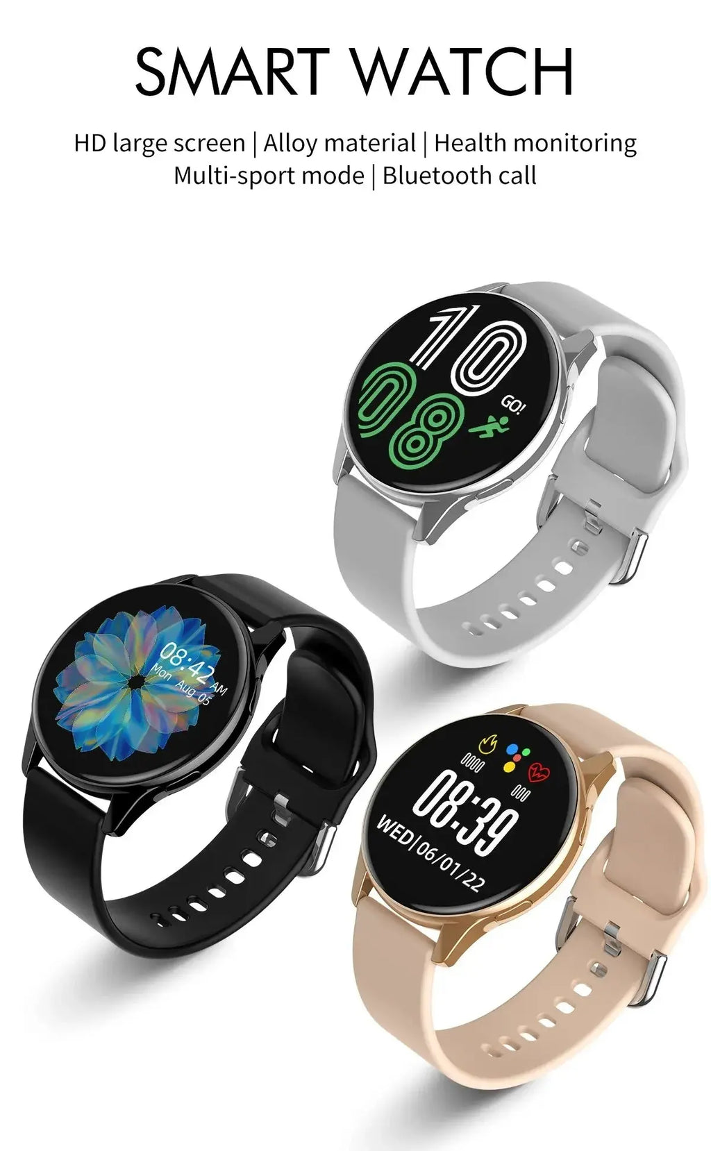LIGE New Smart Watch 2025 Wireless Charging Smartwatch Bluetooth Calls Watches Men Women Fitness Bracelet Custom Watch Face +Box Humana Conditio LLC