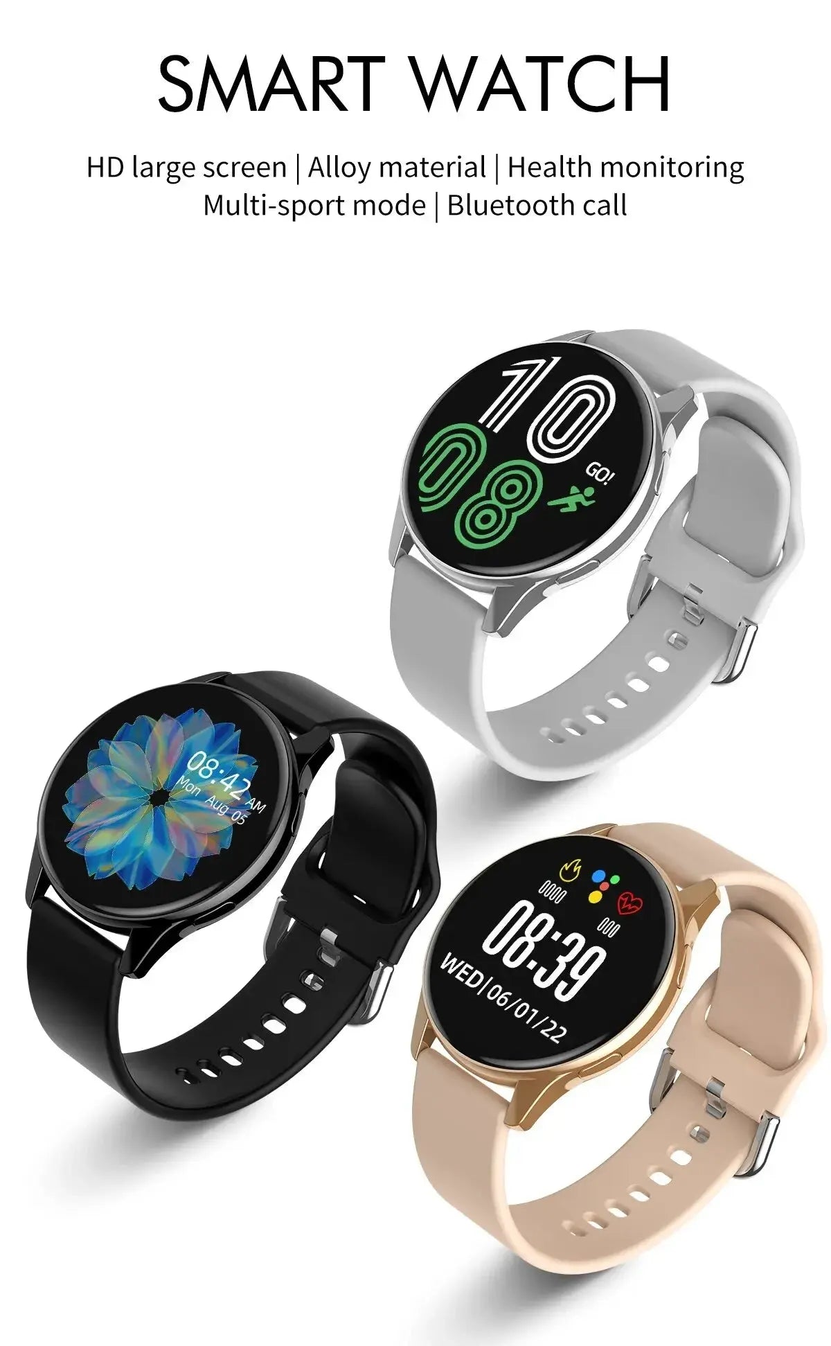 LIGE New Smart Watch 2025 Wireless Charging Smartwatch Bluetooth Calls Watches Men Women Fitness Bracelet Custom Watch Face +Box Humana Conditio LLC