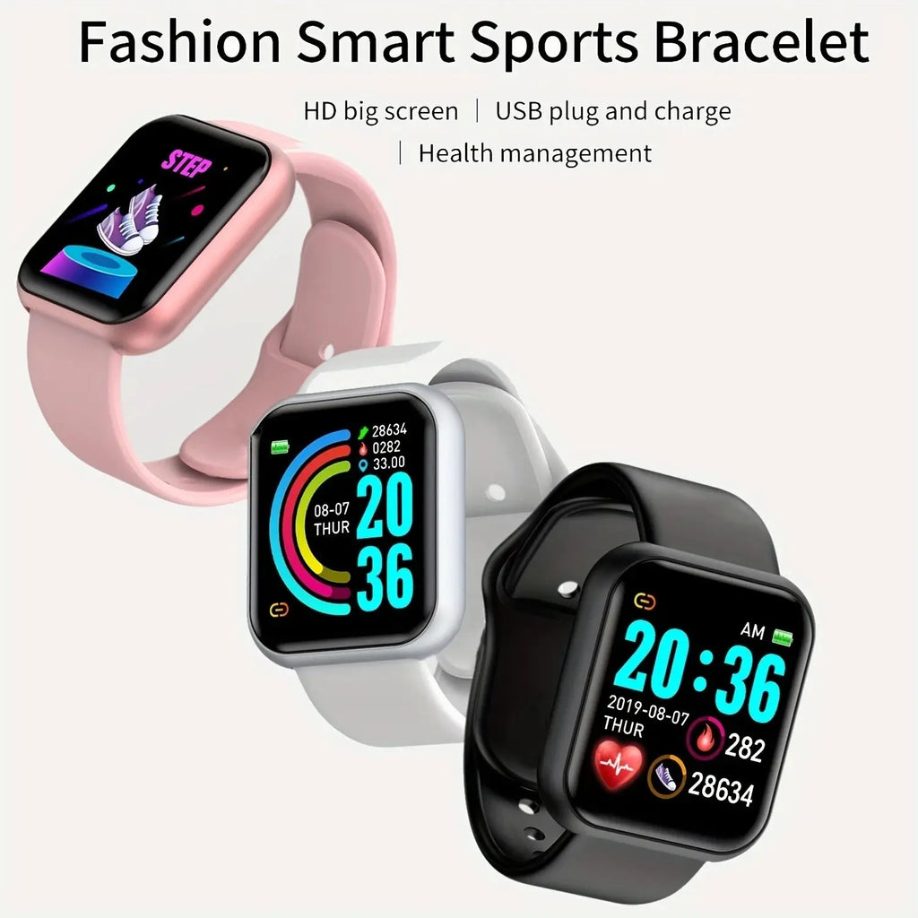Smart Watch For Men Women Wristwatch Bluetooth Connect Phone Music Player Fitness Sport Bracelet Health Monitor Digital Watches Humana Conditio LLC