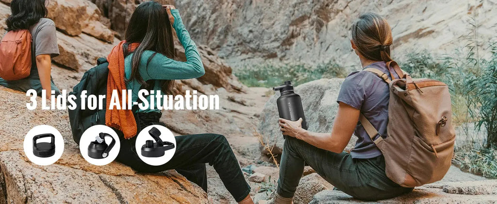 ONETIGRIS 64oz Insulated Water Bottle Humana Conditio LLC