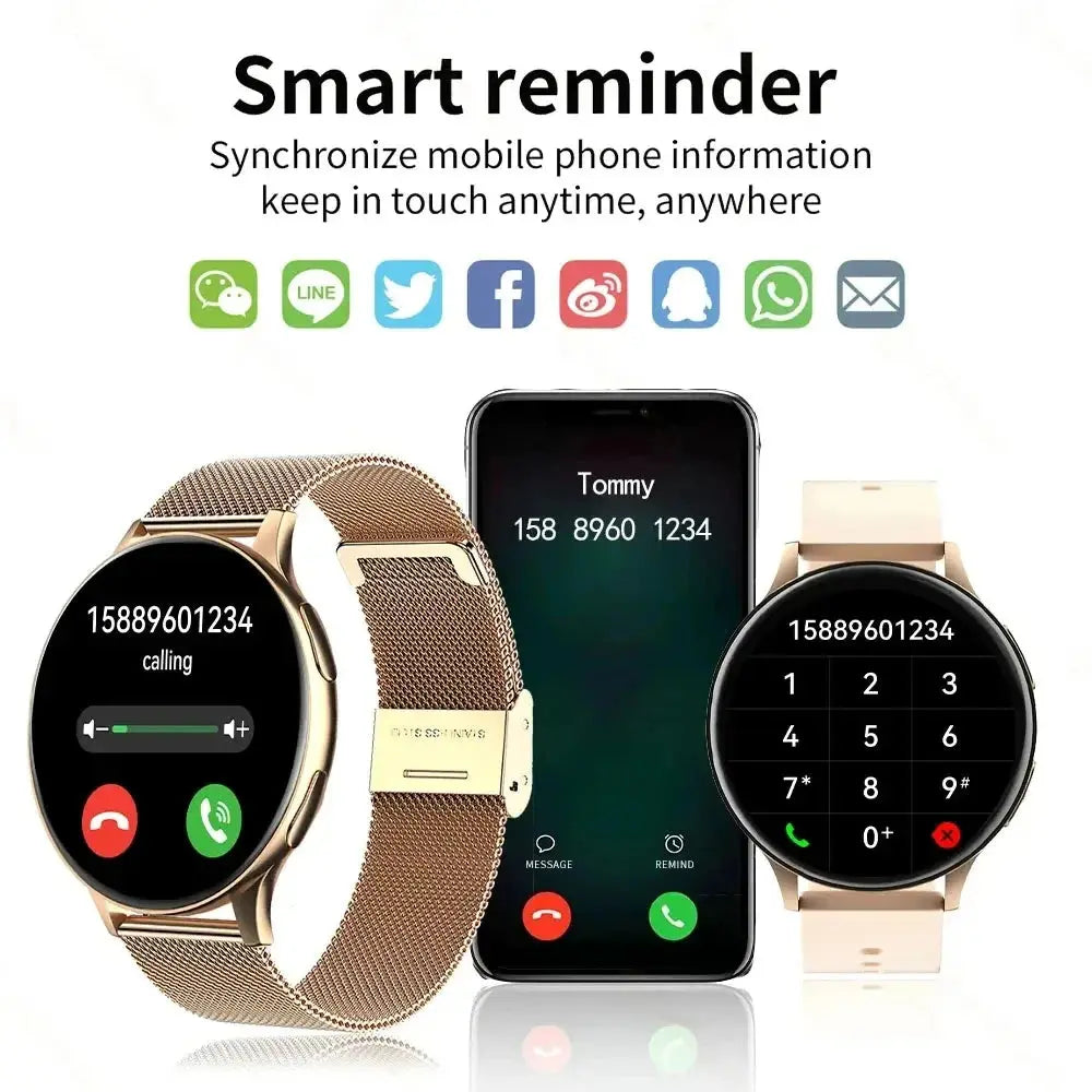 LIGE New Smart Watch 2025 Wireless Charging Smartwatch Bluetooth Calls Watches Men Women Fitness Bracelet Custom Watch Face +Box Humana Conditio LLC