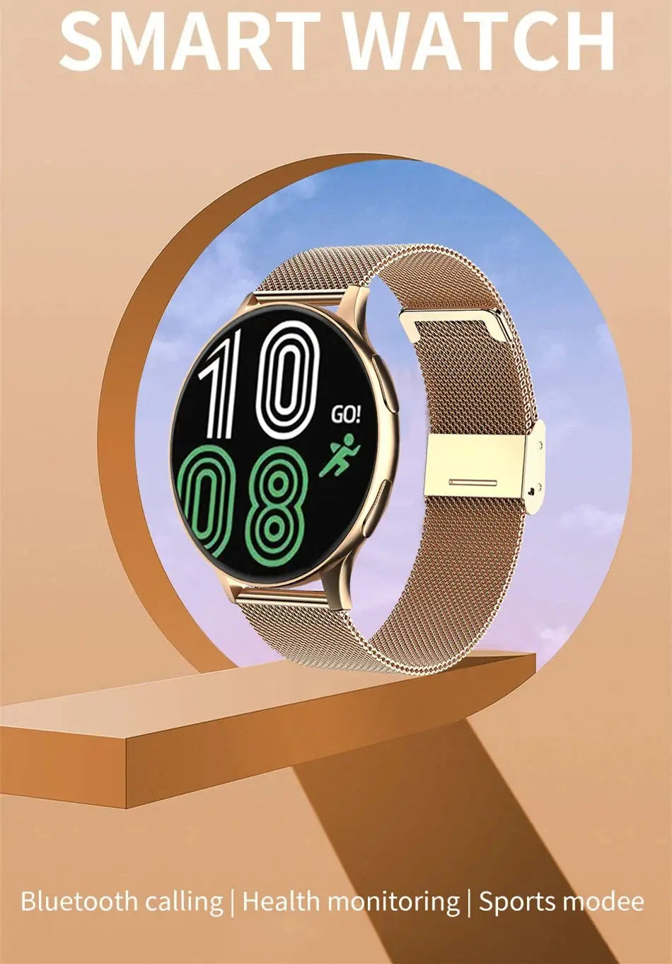 LIGE New Smart Watch 2025 Wireless Charging Smartwatch Bluetooth Calls Watches Men Women Fitness Bracelet Custom Watch Face +Box Humana Conditio LLC