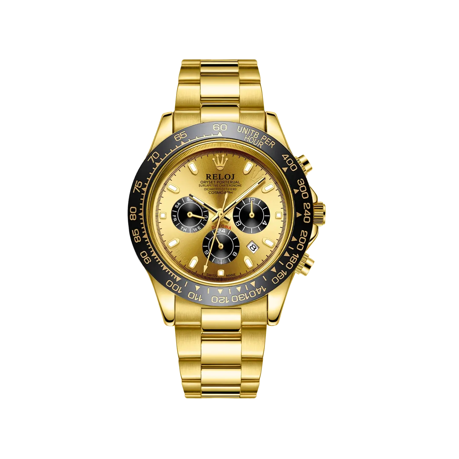 Meteorite Di Series High-End Business Men's Watch, Fully Automatic Mechanical Watch, Skeleton Design, Stainless Steel Strap, Multi-Functional Calendar, Fashionable, Casual, Versatile and Handsome Men's Watch, the Best Gift fo Humana Conditio LLC