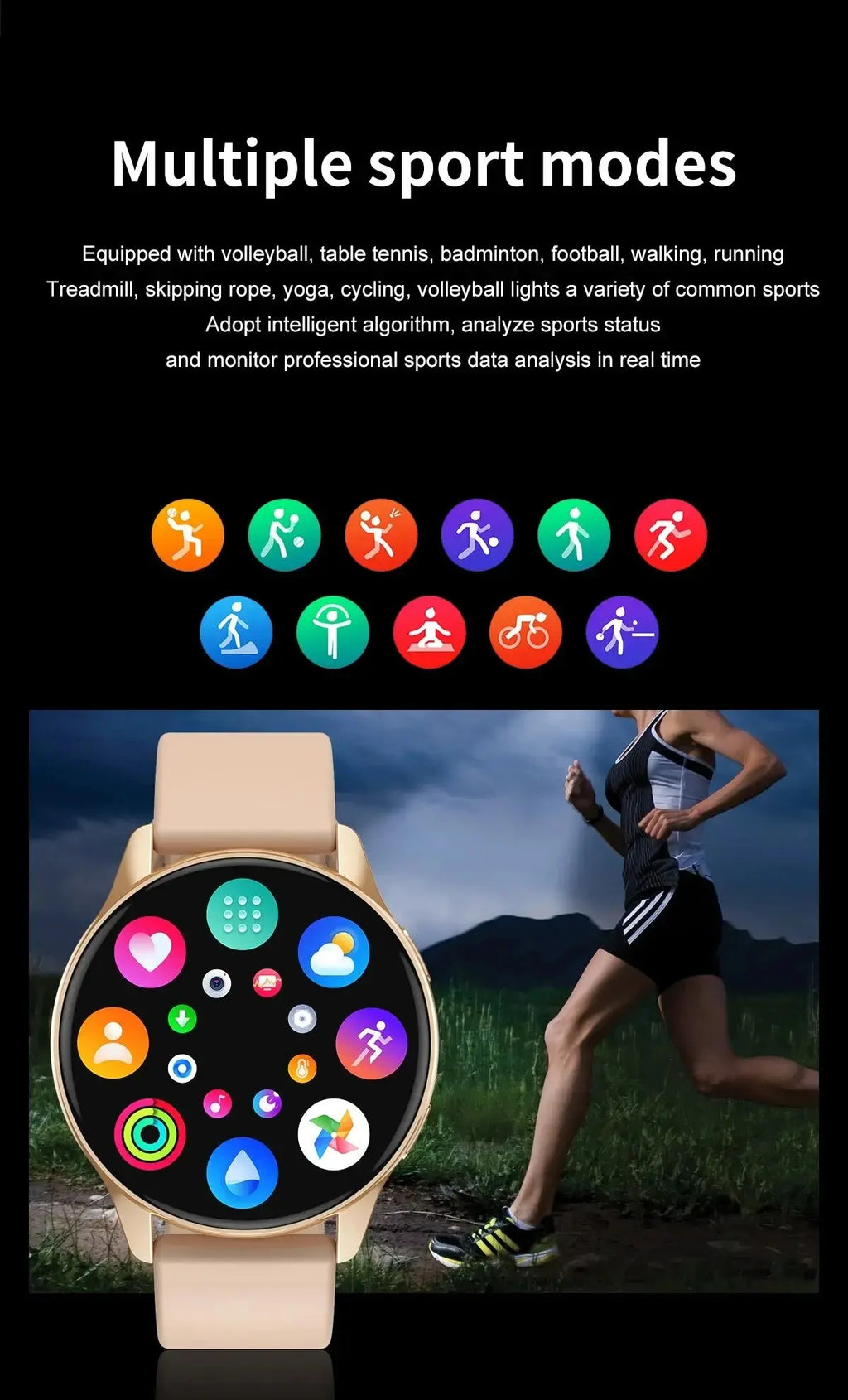 LIGE New Smart Watch 2025 Wireless Charging Smartwatch Bluetooth Calls Watches Men Women Fitness Bracelet Custom Watch Face +Box Humana Conditio LLC