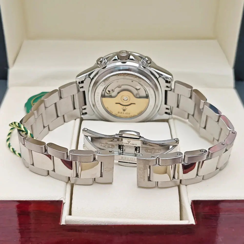 Meteorite Di Series High-End Business Men's Watch, Fully Automatic Mechanical Watch, Skeleton Design, Stainless Steel Strap, Multi-Functional Calendar, Fashionable, Casual, Versatile and Handsome Men's Watch, the Best Gift fo Humana Conditio LLC