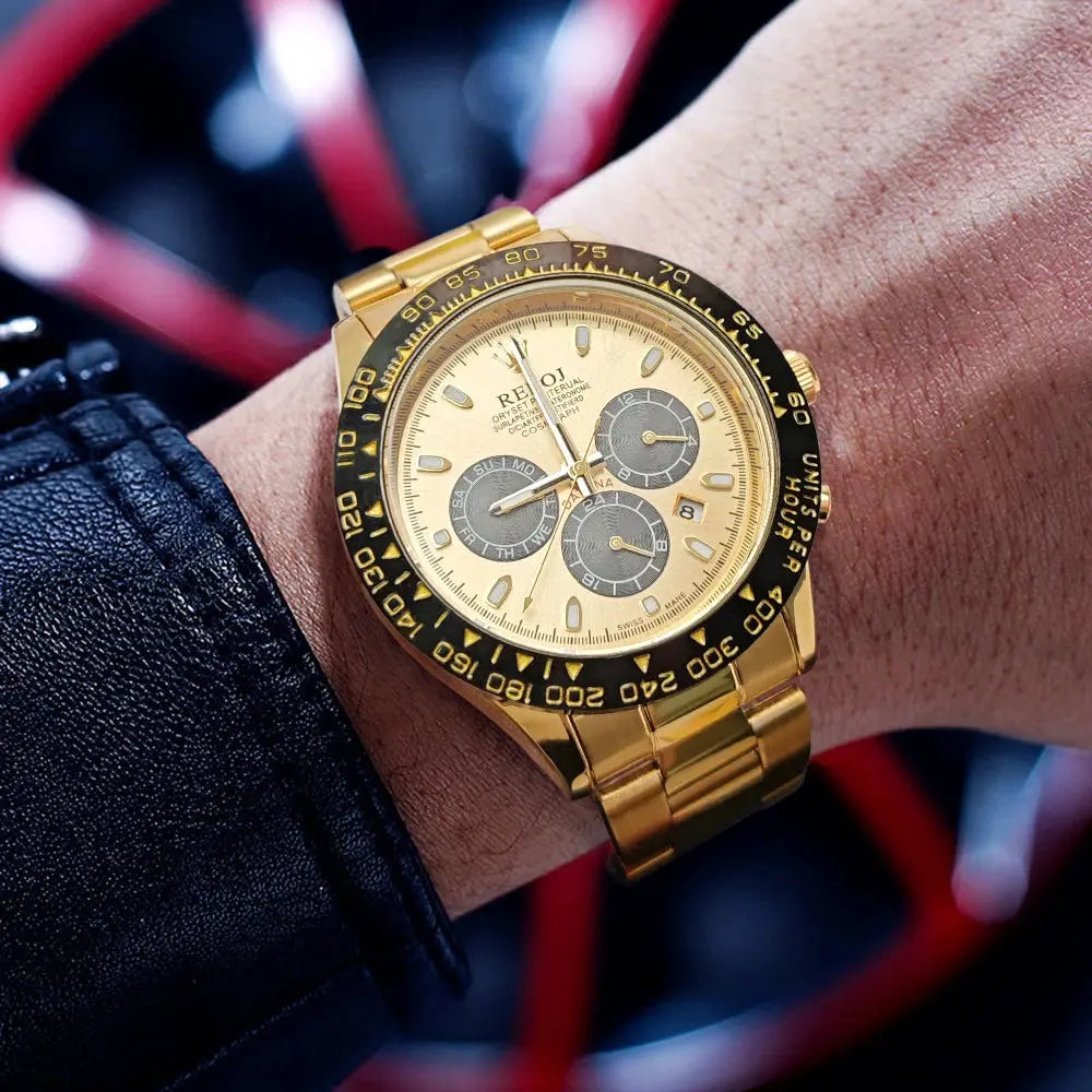 Meteorite Di Series High-End Business Men's Watch, Fully Automatic Mechanical Watch, Skeleton Design, Stainless Steel Strap, Multi-Functional Calendar, Fashionable, Casual, Versatile and Handsome Men's Watch, the Best Gift fo Humana Conditio LLC