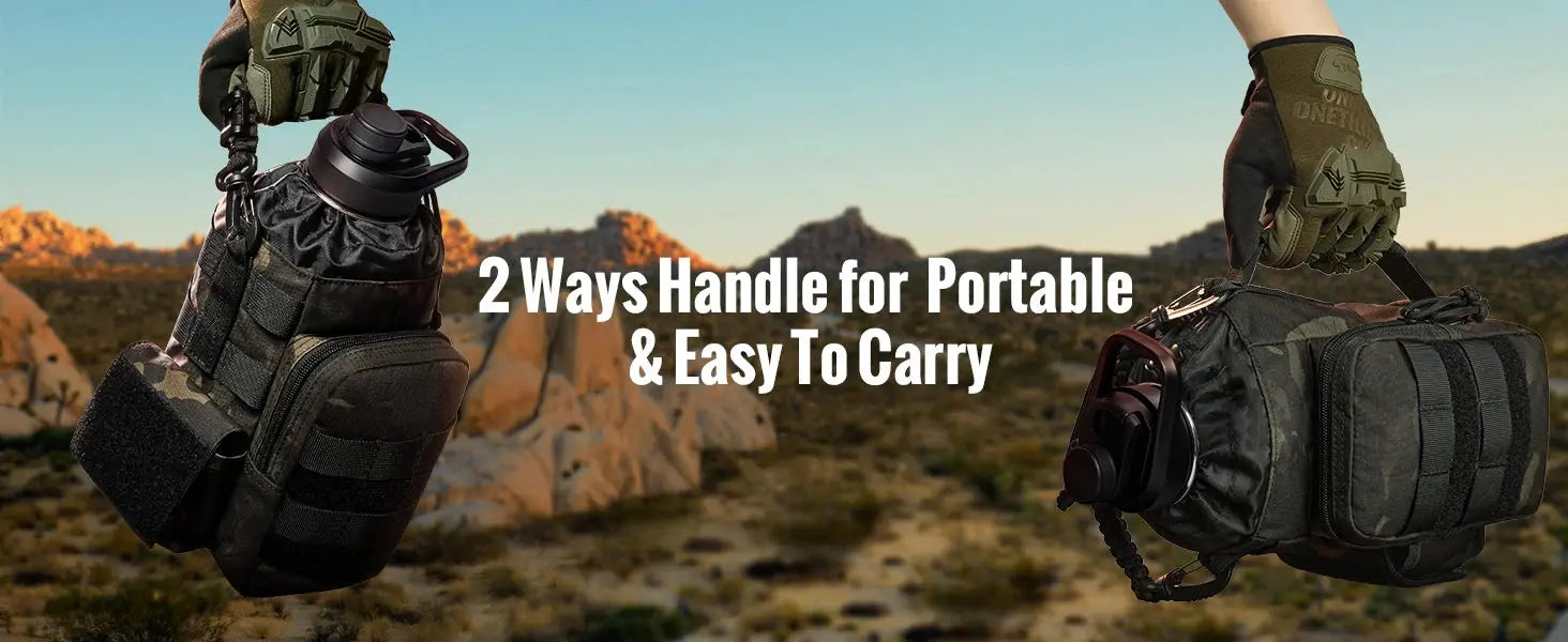 ONETIGRIS 64oz Insulated Water Bottle Humana Conditio LLC