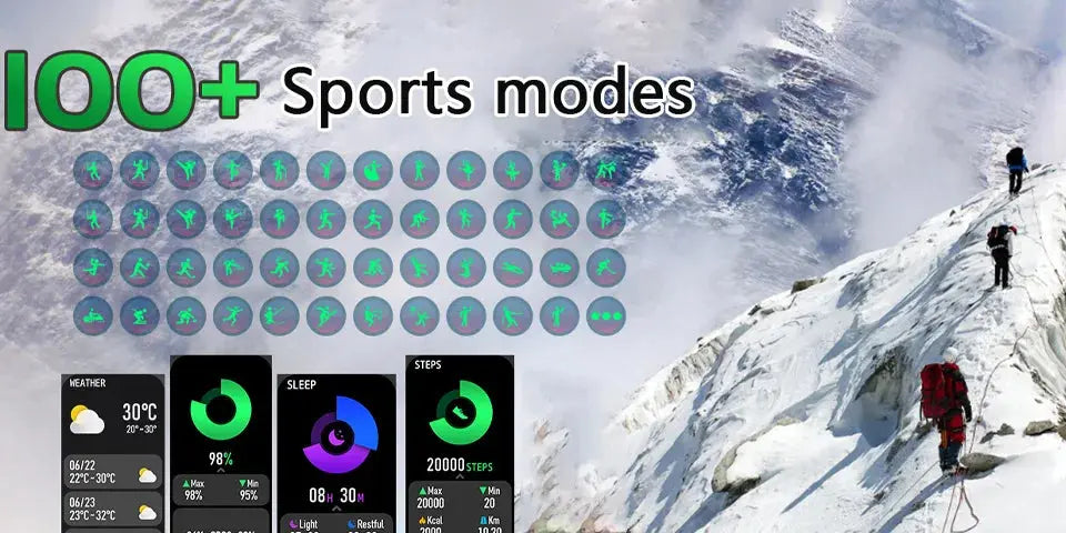 Smart Watches for Men, 1.52" HD AMOLED Fitness Tracker with 110+ Sport Modes, 24/7 Heart Rate Sleep Monitor , IP68 Waterproof Humana Conditio LLC