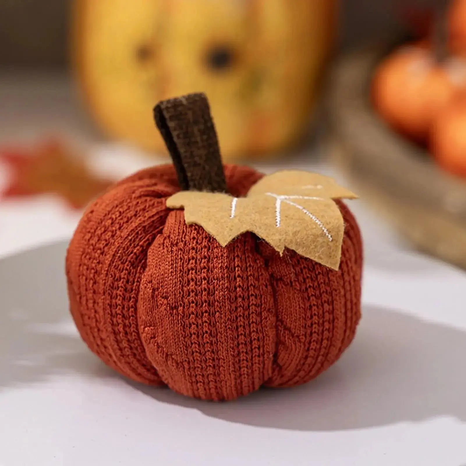 1/3pcs Small Pumpkins Home Decor Reusable Autumn Harvest Party Thanksgiving Props Bedroom Decoration Kitchen Pumpkin Decoration Humana Conditio LLC