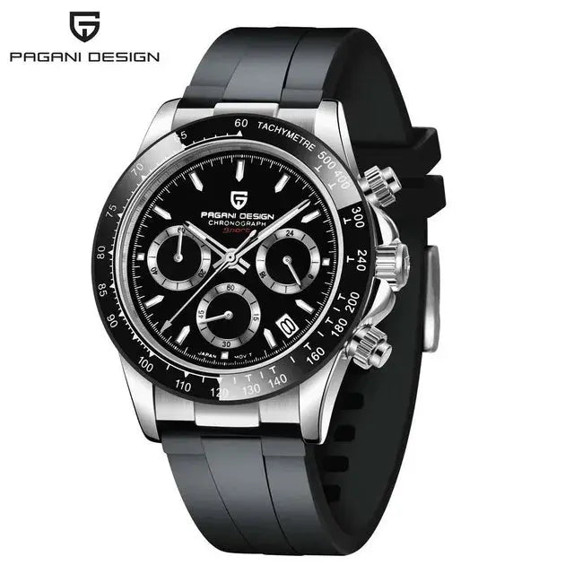 PAGANI DESIGN 2024 New PD-1644 Meteorite Dial Fashion Men Quartz Wristwatches 100M Sapphire Glass Chronograph relogio masculino Humana Conditio LLC