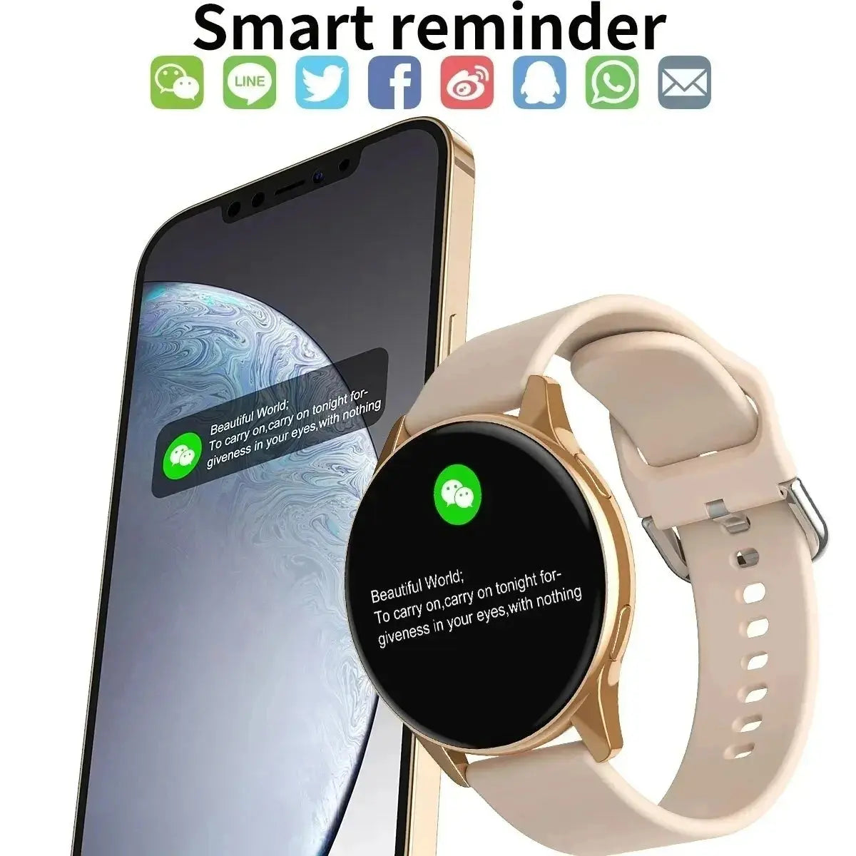 LIGE New Smart Watch 2025 Wireless Charging Smartwatch Bluetooth Calls Watches Men Women Fitness Bracelet Custom Watch Face +Box Humana Conditio LLC