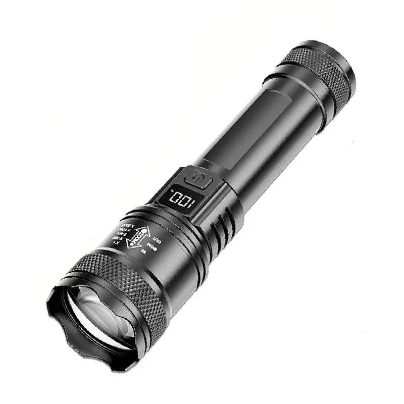 High Power 2000LM LED Flashlight Built-in Battery USB Rechargeable Strong Light Tactical Torch Outdoor Camping Hiking Lantern Humana Conditio LLC