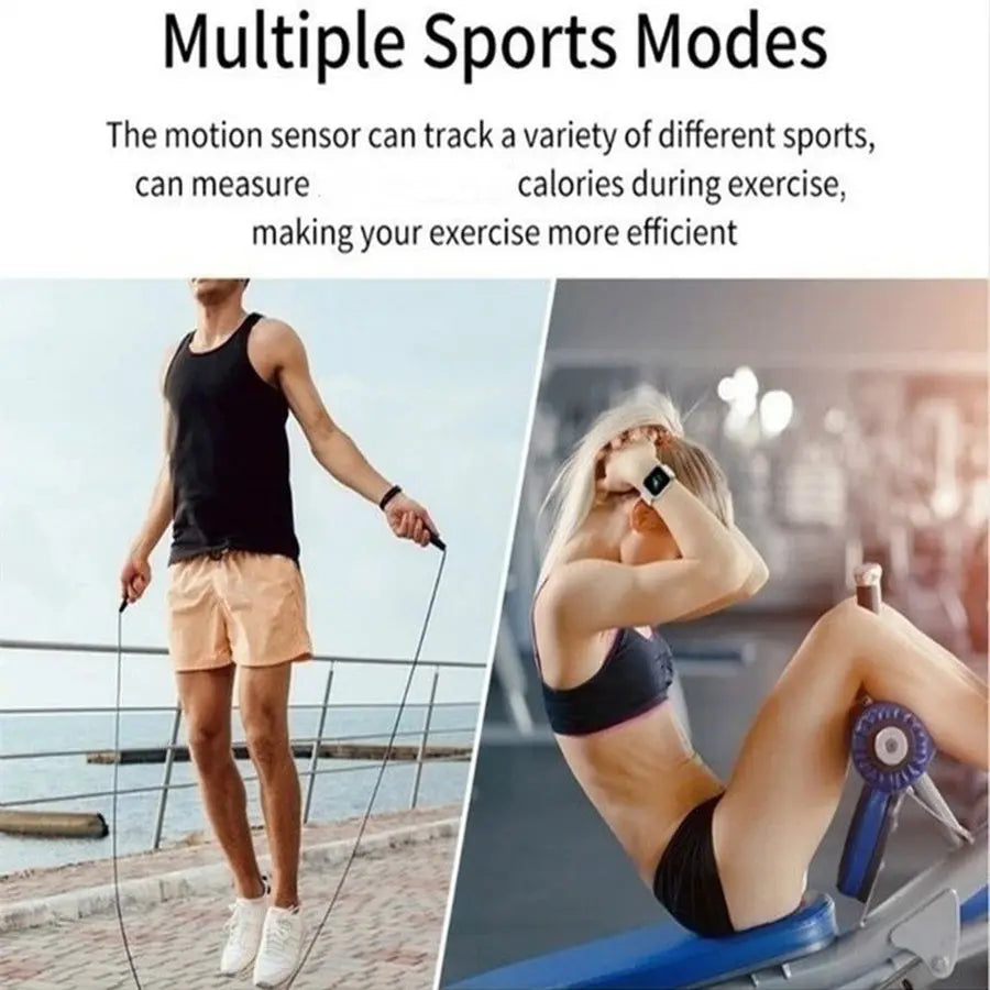 Smart Watch For Men Women Wristwatch Bluetooth Connect Phone Music Player Fitness Sport Bracelet Health Monitor Digital Watches Humana Conditio LLC