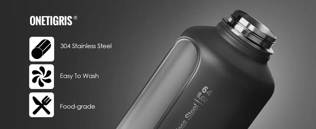 ONETIGRIS 64oz Insulated Water Bottle Humana Conditio LLC