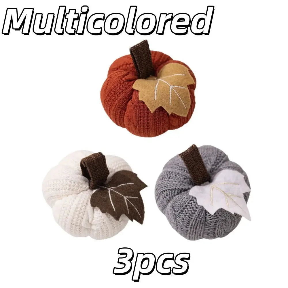 1/3pcs Small Pumpkins Home Decor Reusable Autumn Harvest Party Thanksgiving Props Bedroom Decoration Kitchen Pumpkin Decoration Humana Conditio LLC