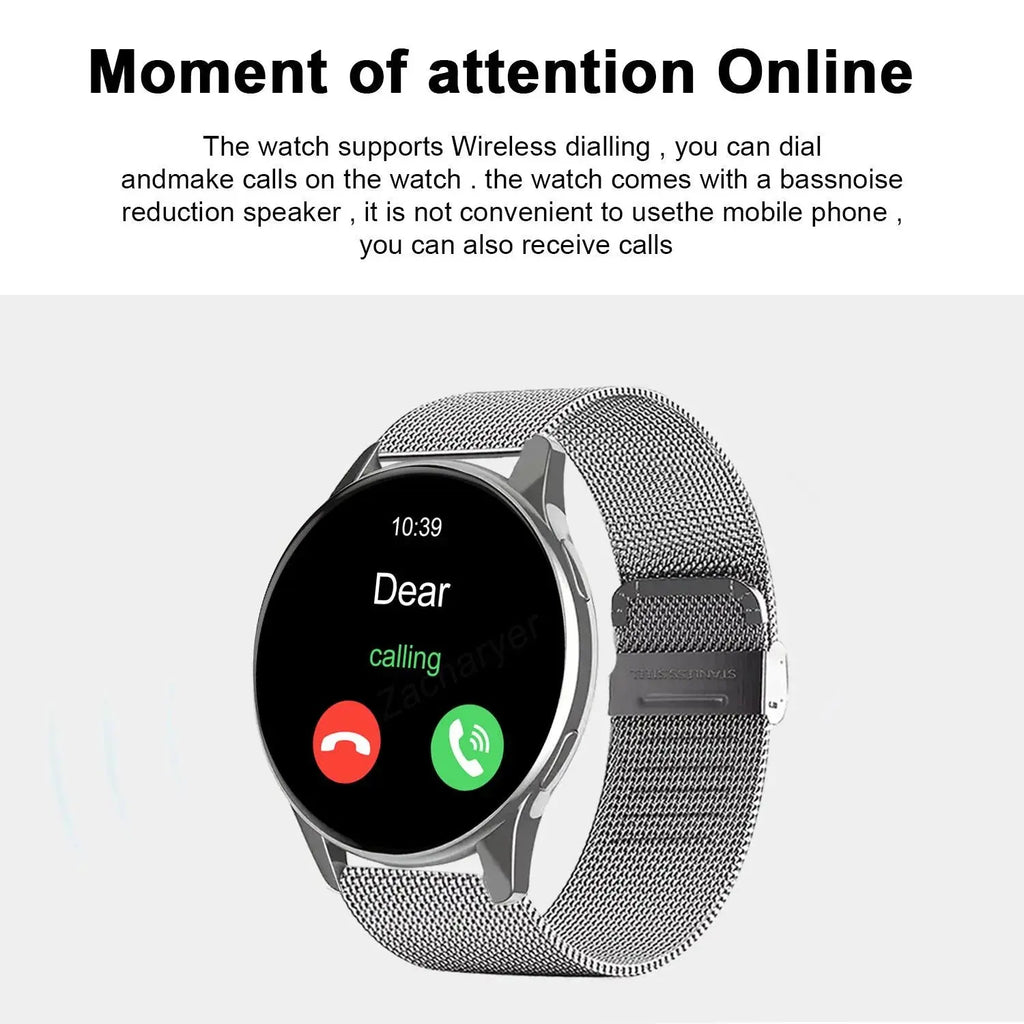 Smart Watch, Wireless Call/Dial, Multi-Sport Mode, Alerts, For Men and Women, Customized Wallpaper, iPhone/Andriod Humana Conditio LLC