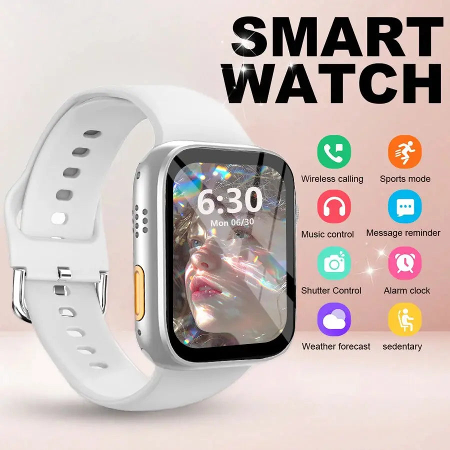 Smart Watch with 2.01-Inch HD Display – Wireless Calling/Dialing, Alarm/Message Notifications, Fitness Tracking, Music Control. Humana Conditio LLC