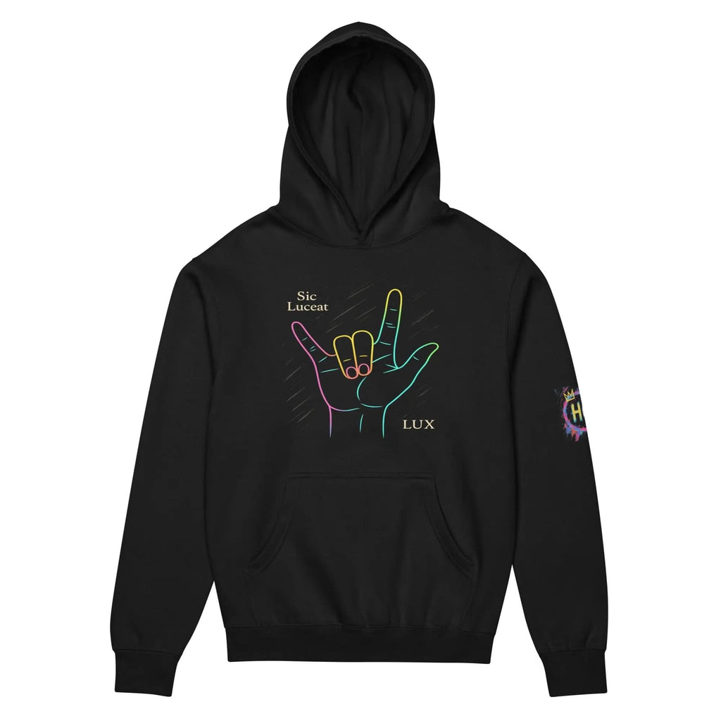 HC SLL ASL Men’s Box Hoodie - Humana Conditio LLC