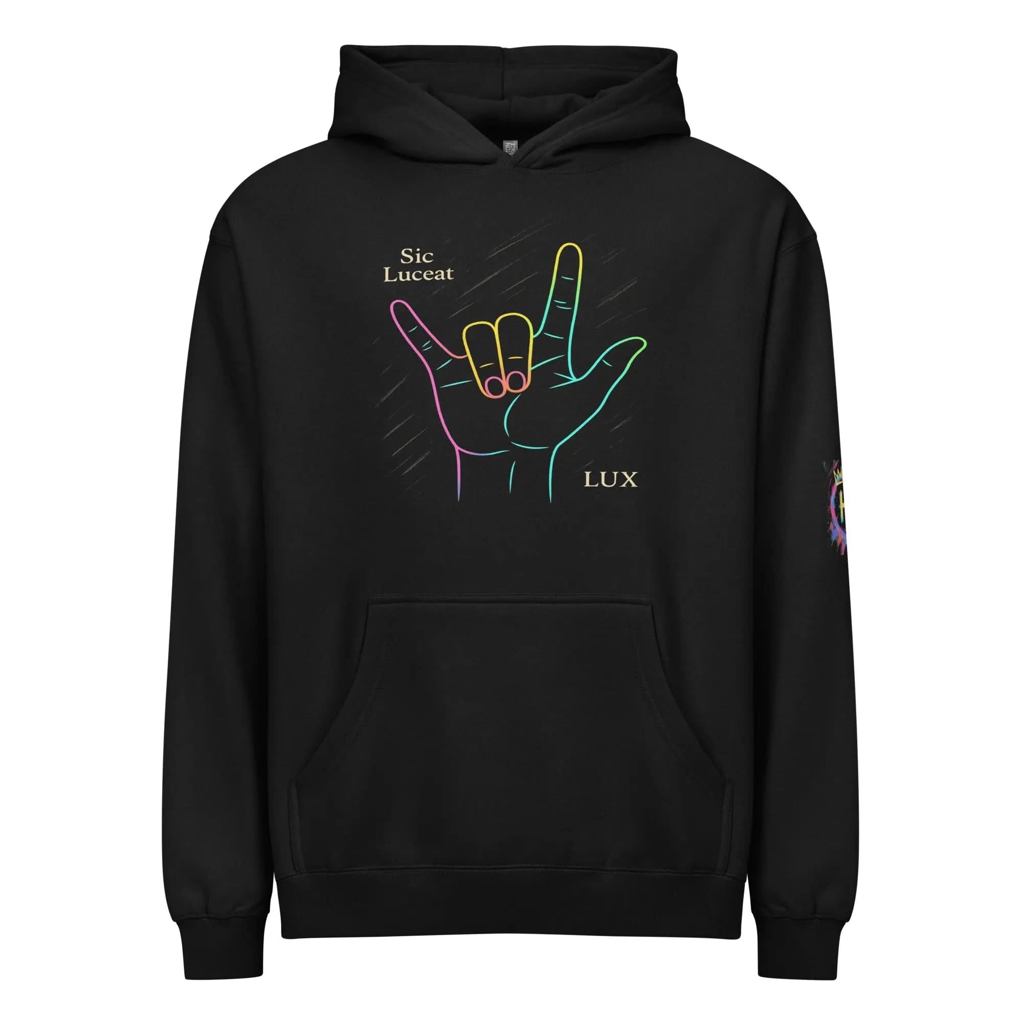 HC SLL ASL Men’s Box Hoodie - Humana Conditio LLC