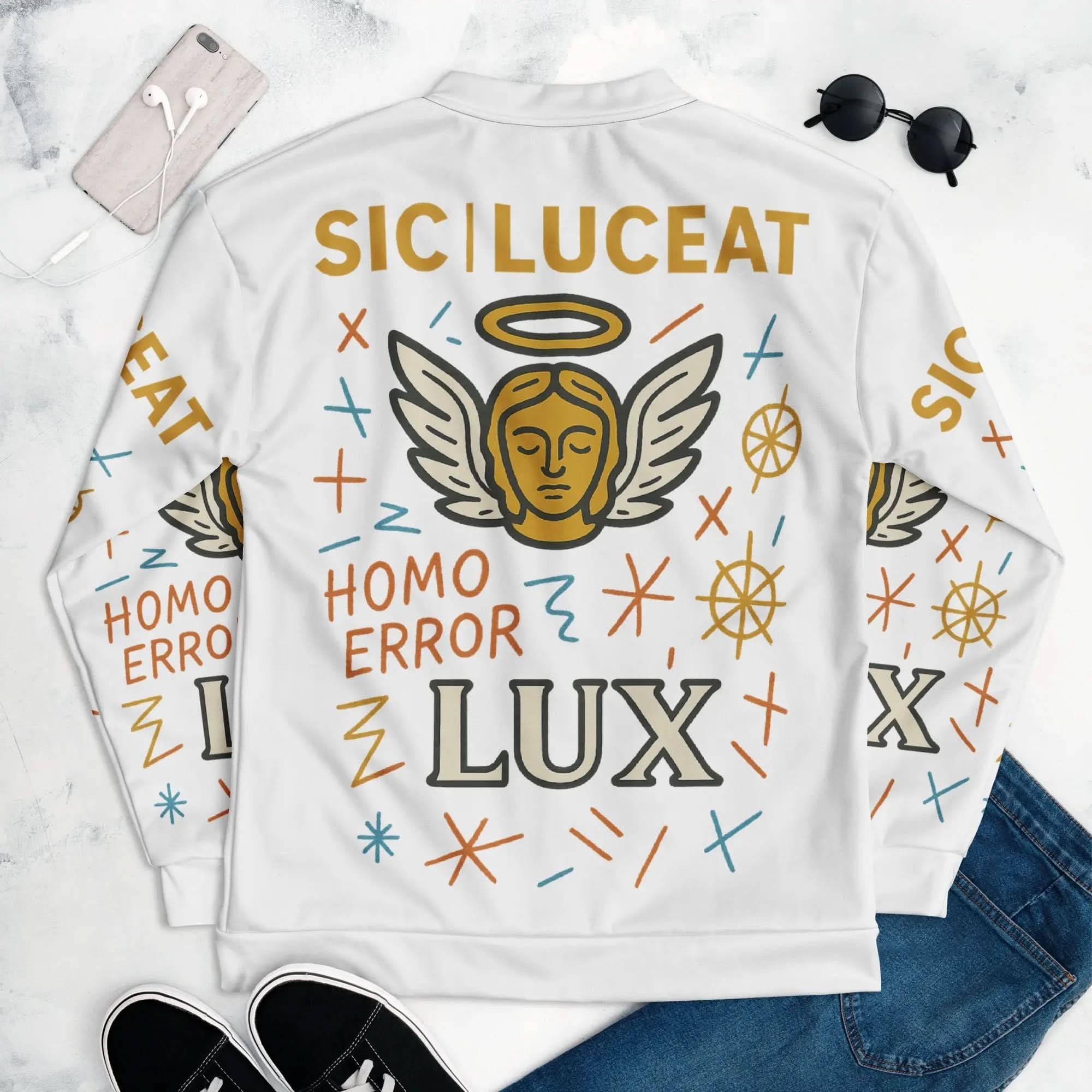 HC SLL Unisex Bomber Jacket - Humana Conditio LLC